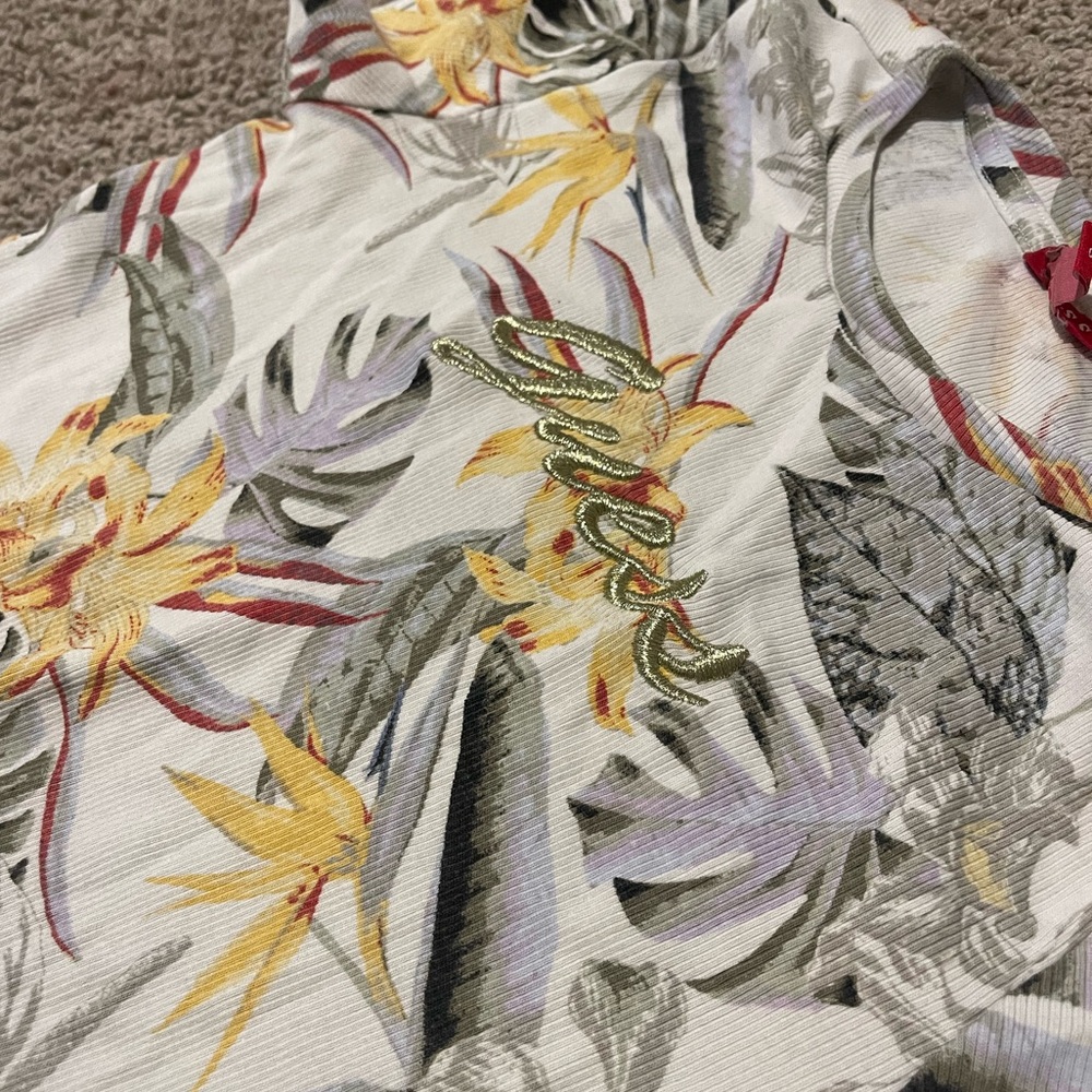 Guess Floral Crop Top - multi color